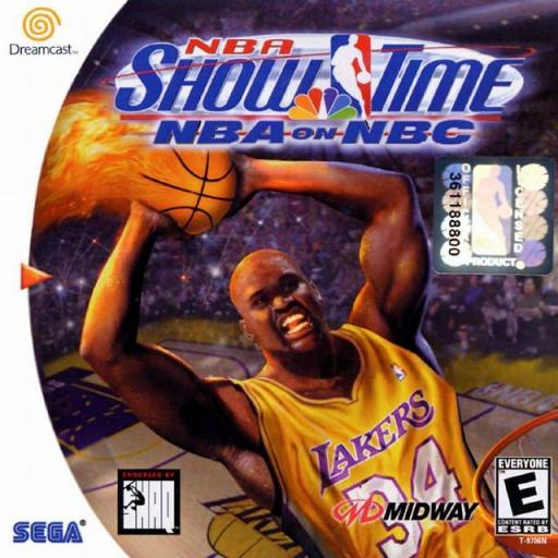 NBA Showtime: NBA on NBC box art for Sega Dreamcast